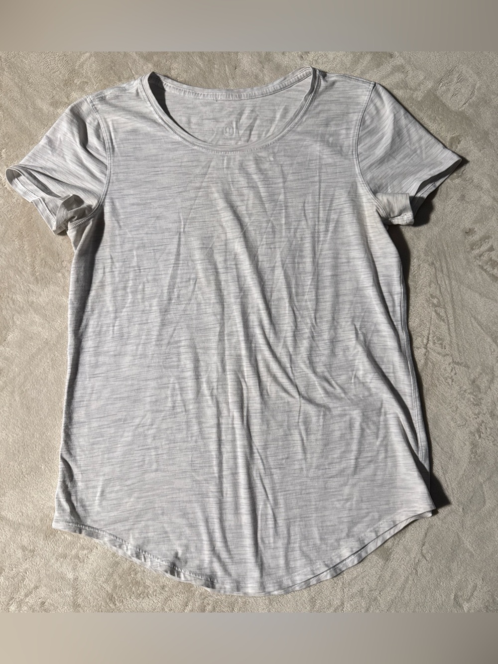Women’s White Short Sleeve Scoop Neck Top